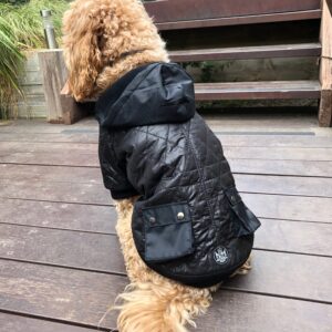 dog coat diamond quilted
